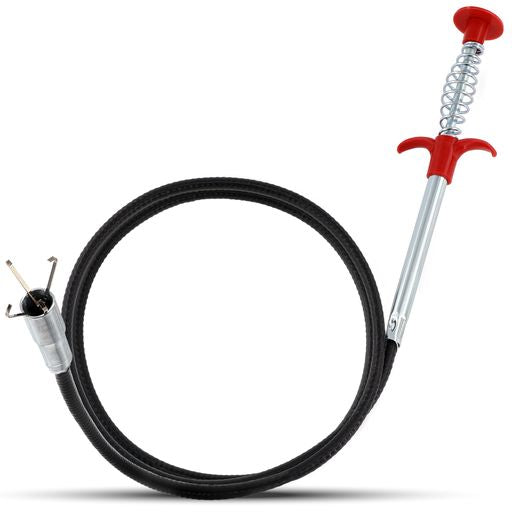 Snake Drain Clog Remover - Used as Hair Clog Remover for Sink & Bathtub - Dryer Vent Cleaner, and as a Flexible Grabber Tool for Hard to Reach Places