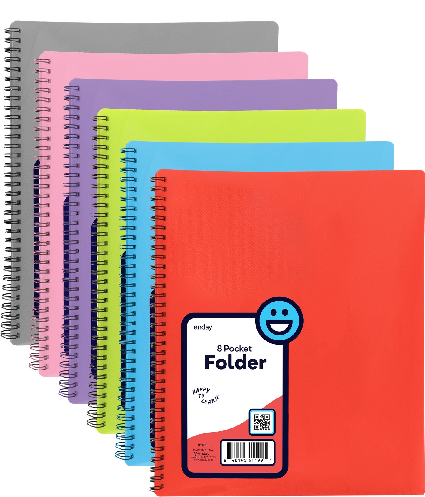 Enday 8 Pocket Folder