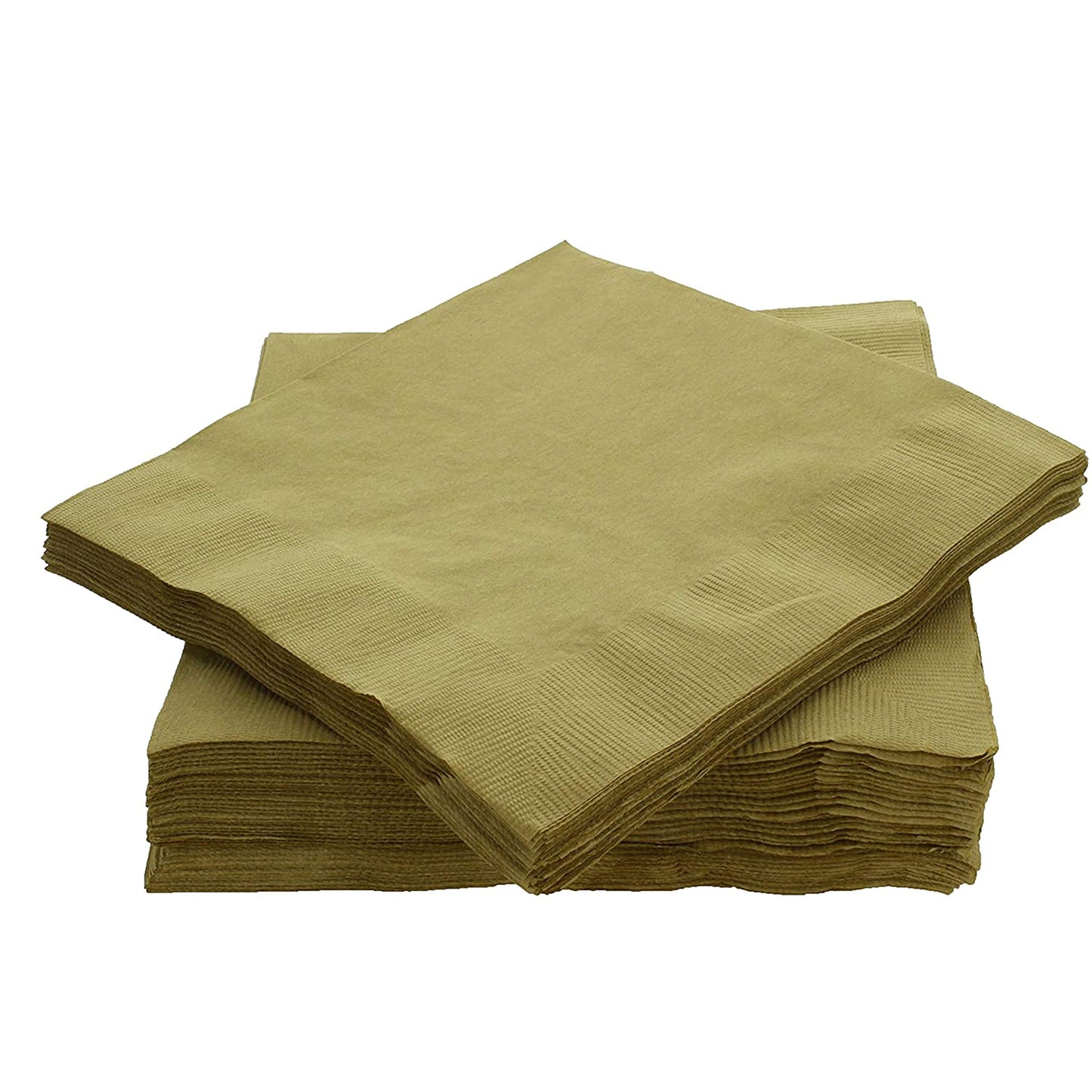 SparkSettings Lunch Napkins, 7” x 7” 2 Ply Paper Napkins, Pack of 50