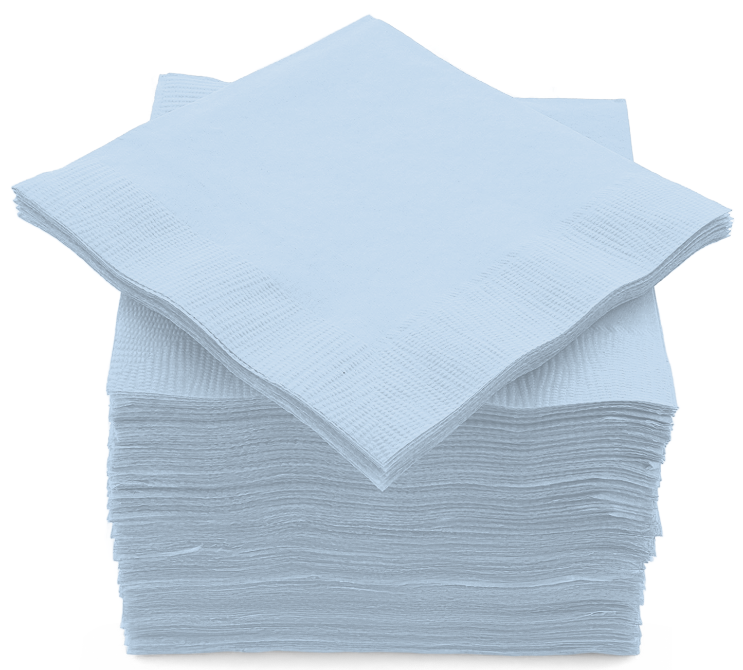 SparkSettings Beverage Napkins, 5” x 5” 2 Ply Paper Napkins, Pack of 100