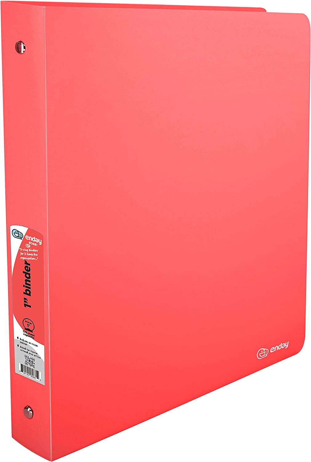Enday Matte Bright Color Poly 3-Ring Binder