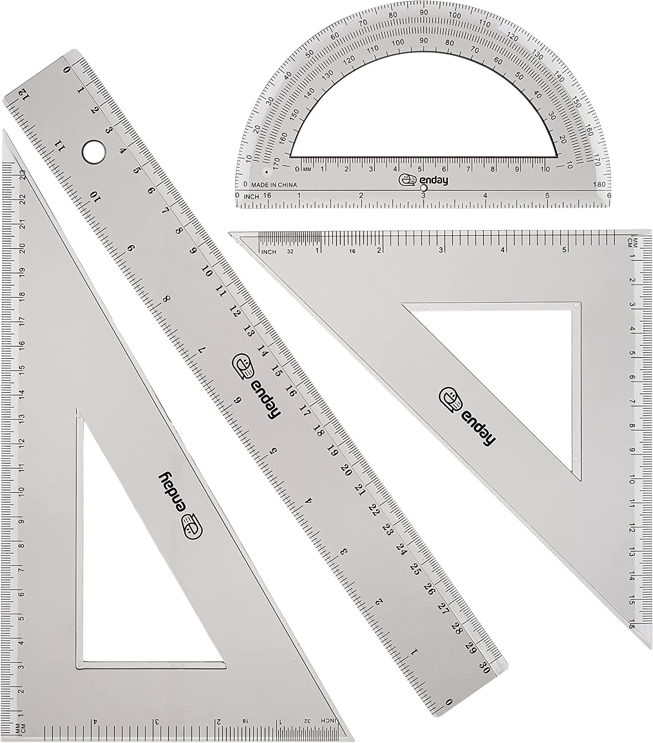 Enday White Round Reinforcement Label 544 Labels Per Pack