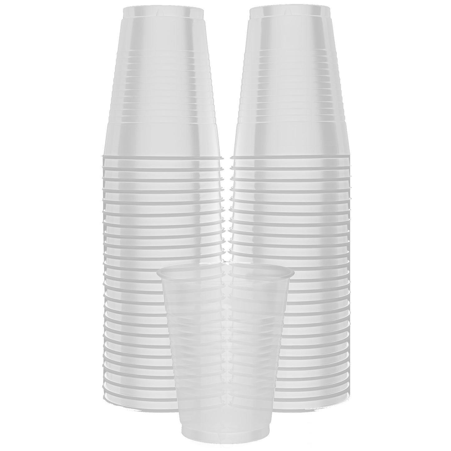 SparkSettings Disposable Plastic Cups 18oz, 50 Pack
