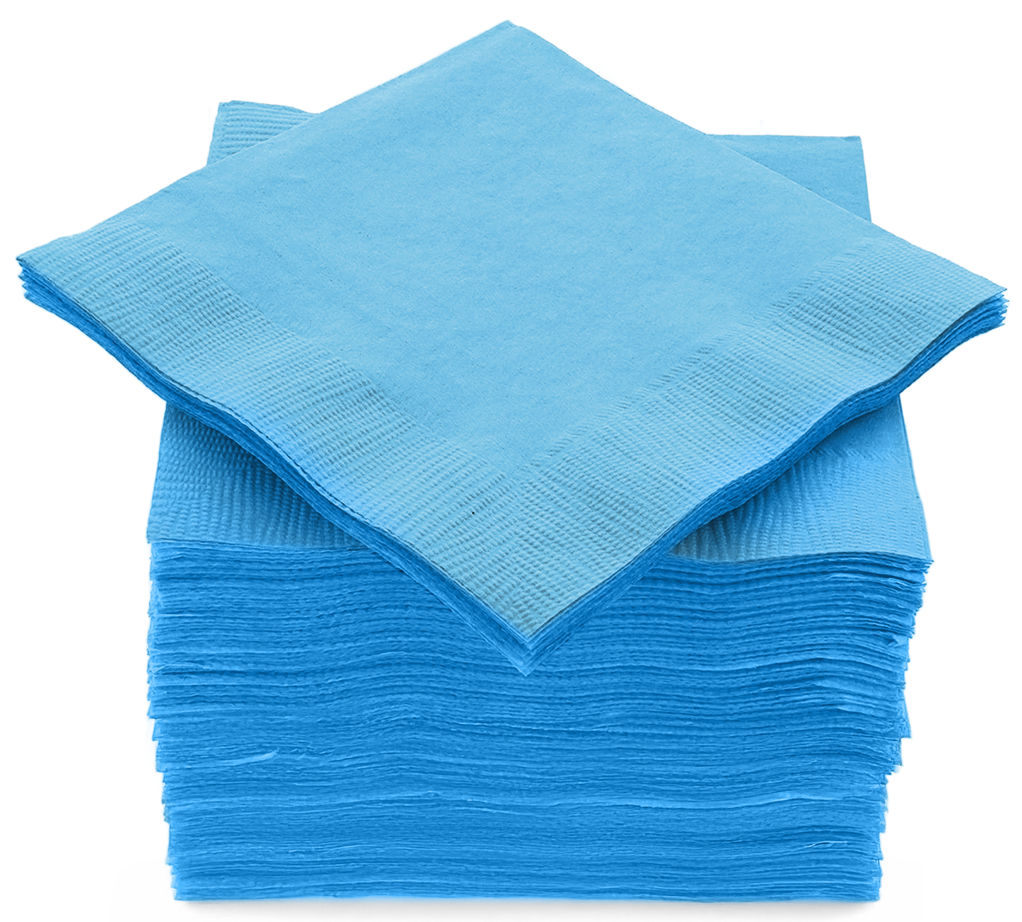 SparkSettings Beverage Napkins, 5” x 5” 2 Ply Paper Napkins, Pack of 100