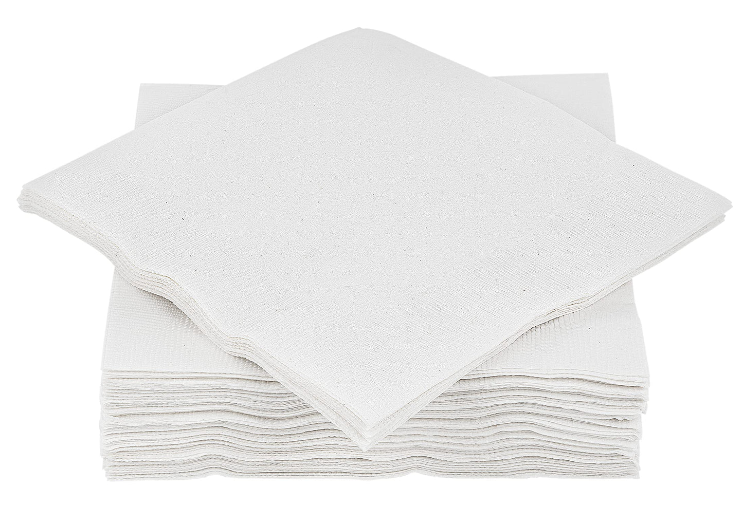 SparkSettings Lunch Napkins, 7” x 7” 2 Ply Paper Napkins, Pack of 50
