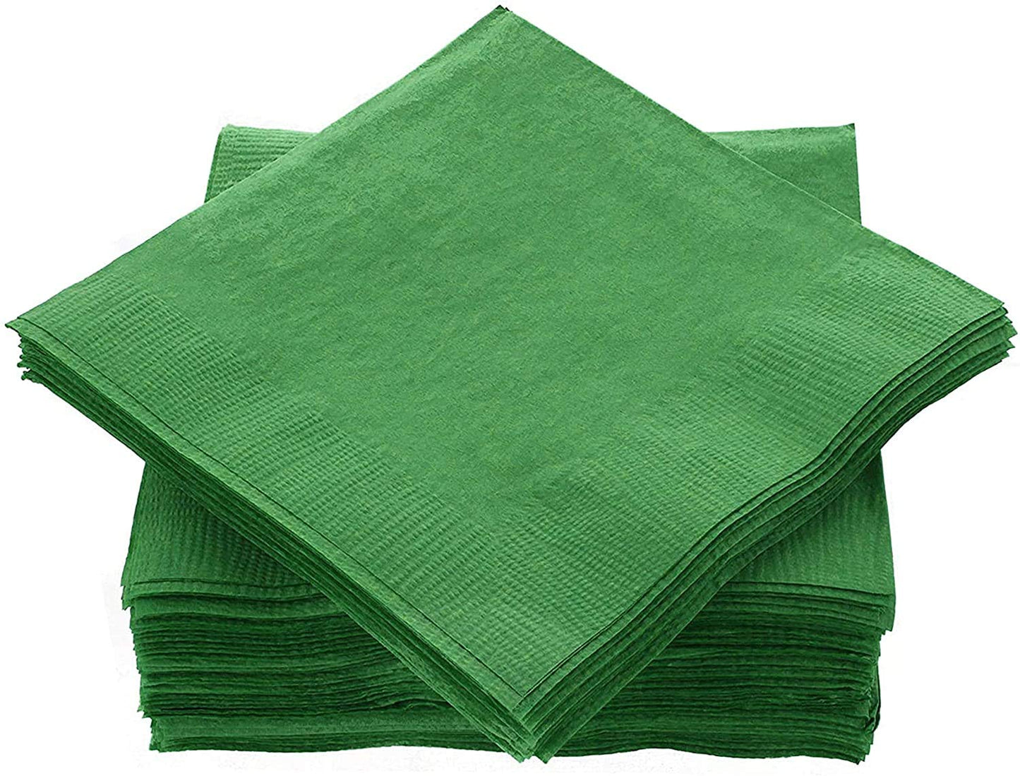 SparkSettings Lunch Napkins, 7” x 7” 2 Ply Paper Napkins, Pack of 50