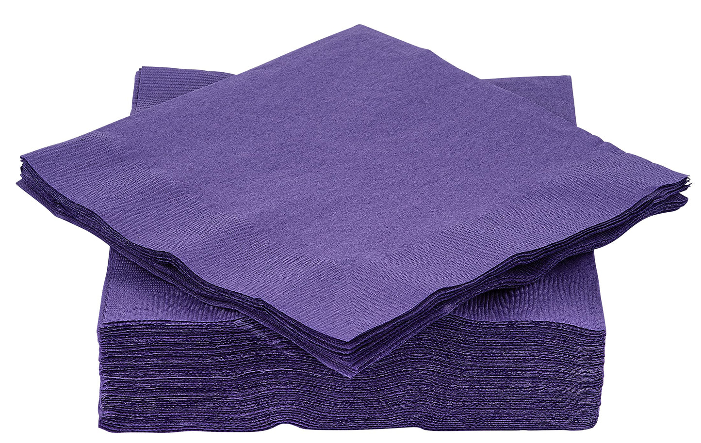 SparkSettings Lunch Napkins, 7” x 7” 2 Ply Paper Napkins, Pack of 50