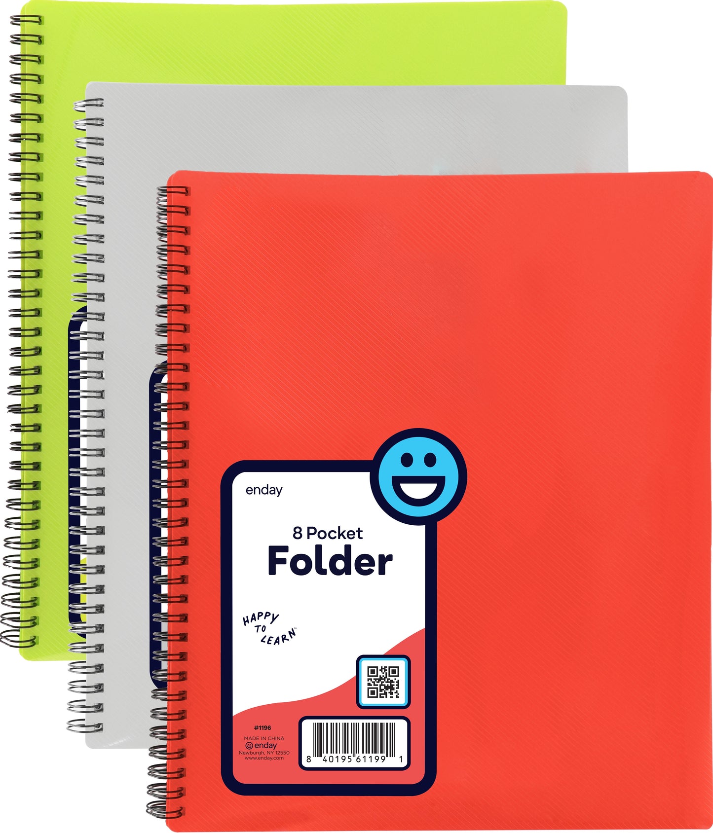 Enday 8 Pocket Folder