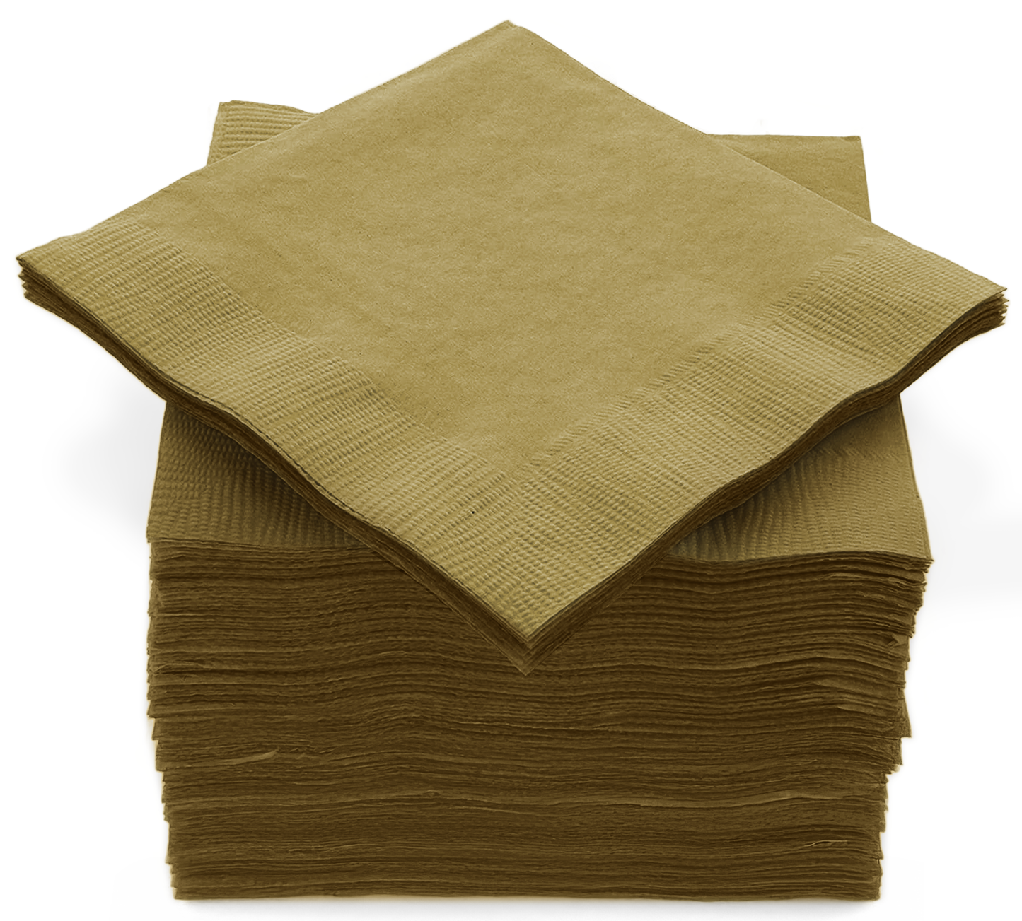SparkSettings Beverage Napkins, 5” x 5” 2 Ply Paper Napkins, Pack of 100
