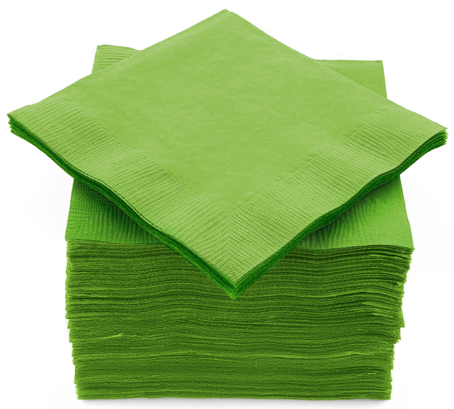 SparkSettings Beverage Napkins, 5” x 5” 2 Ply Paper Napkins, Pack of 100
