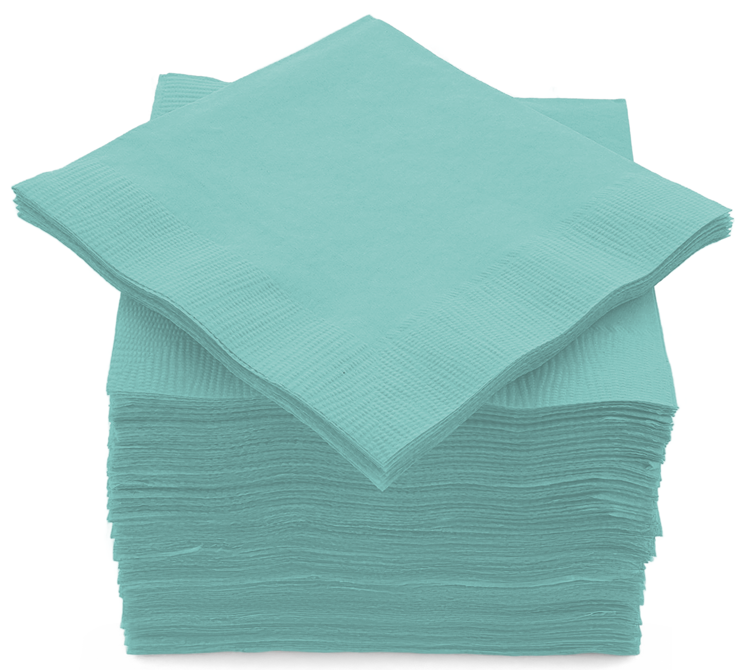 SparkSettings Beverage Napkins, 5” x 5” 2 Ply Paper Napkins, Pack of 100