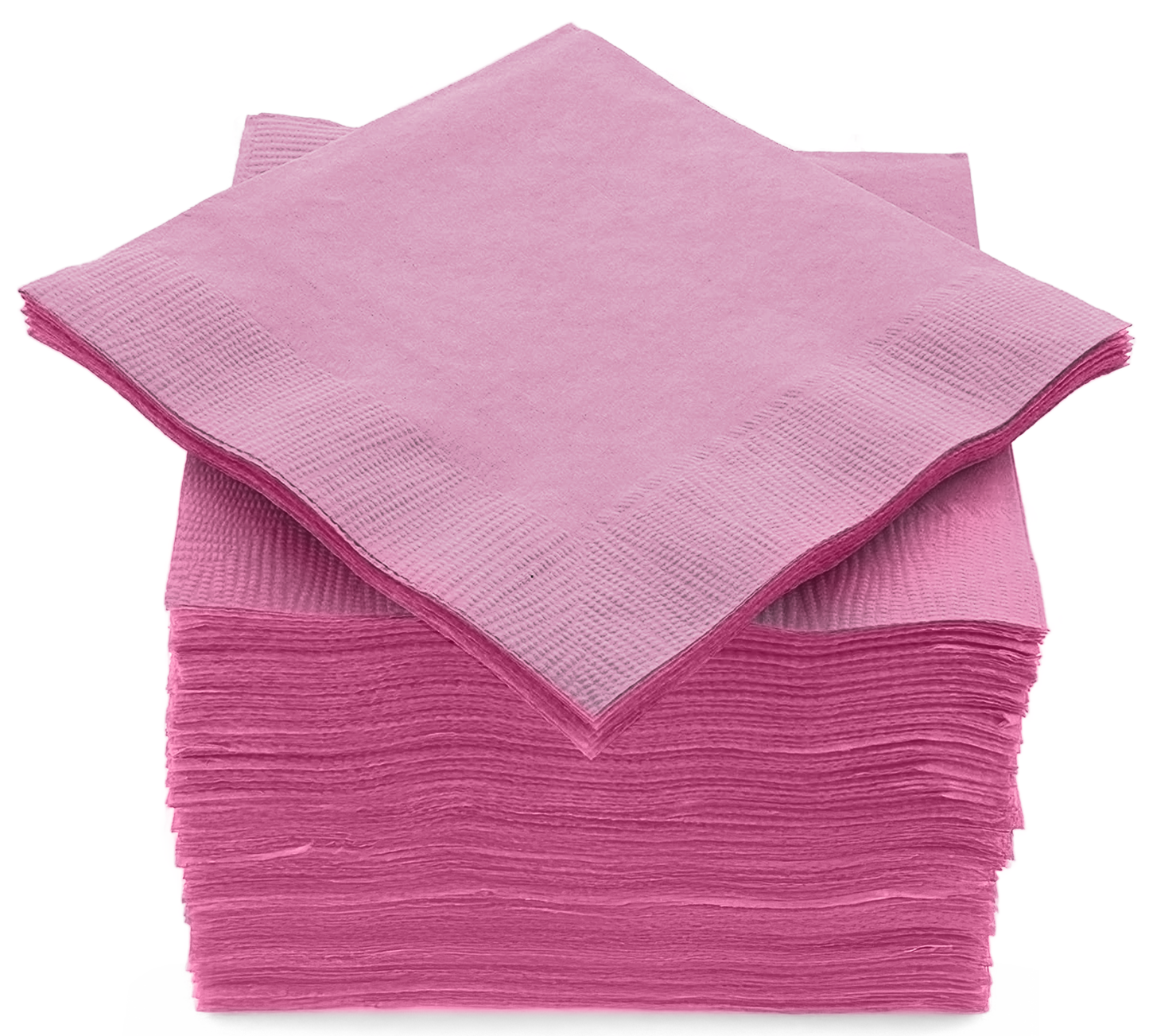 SparkSettings Beverage Napkins, 5” x 5” 2 Ply Paper Napkins, Pack of 100