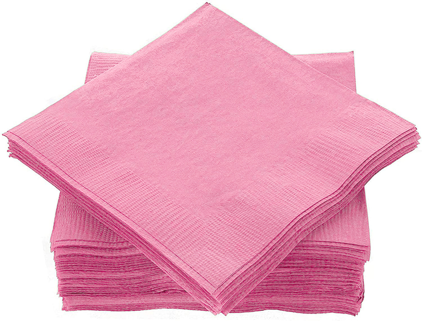 SparkSettings Lunch Napkins, 7” x 7” 2 Ply Paper Napkins, Pack of 50