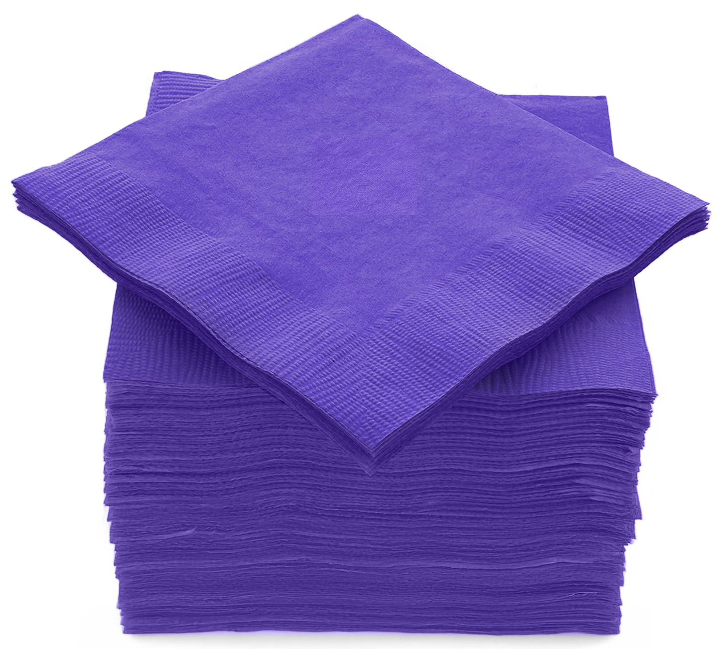 SparkSettings Beverage Napkins, 5” x 5” 2 Ply Paper Napkins, Pack of 100