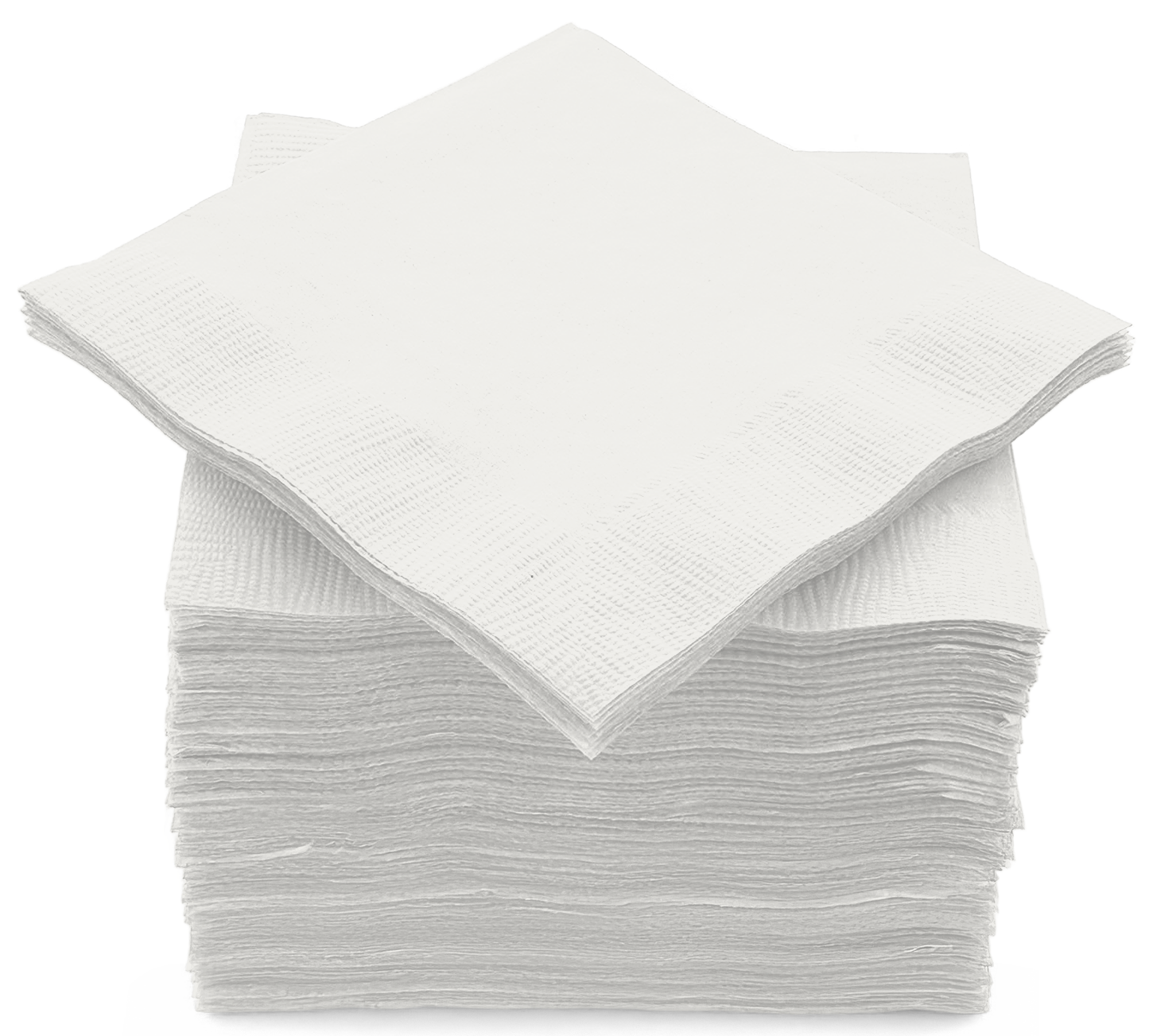SparkSettings Beverage Napkins, 5” x 5” 2 Ply Paper Napkins, Pack of 100