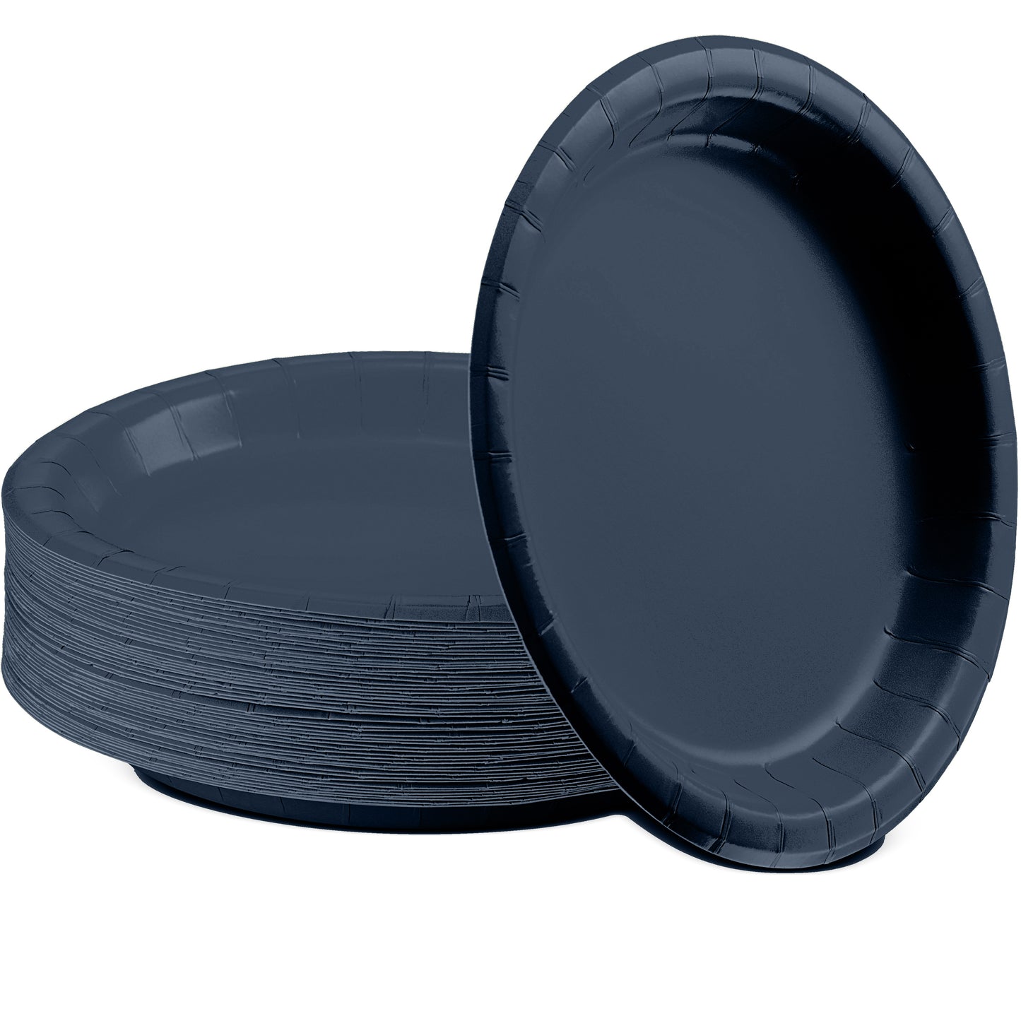 SparkSettings Disposable Paper Dessert Plates 6 3/4 Inches, Pack of 50