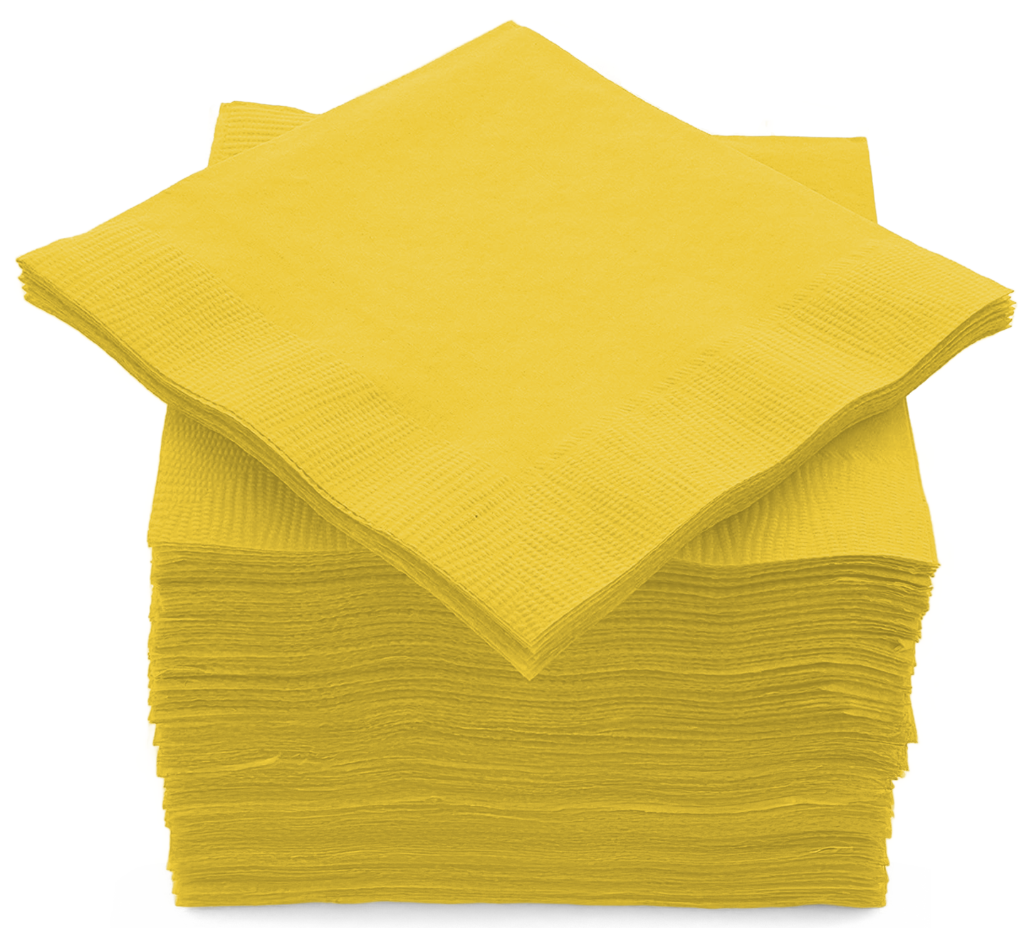 SparkSettings Beverage Napkins, 5” x 5” 2 Ply Paper Napkins, Pack of 100