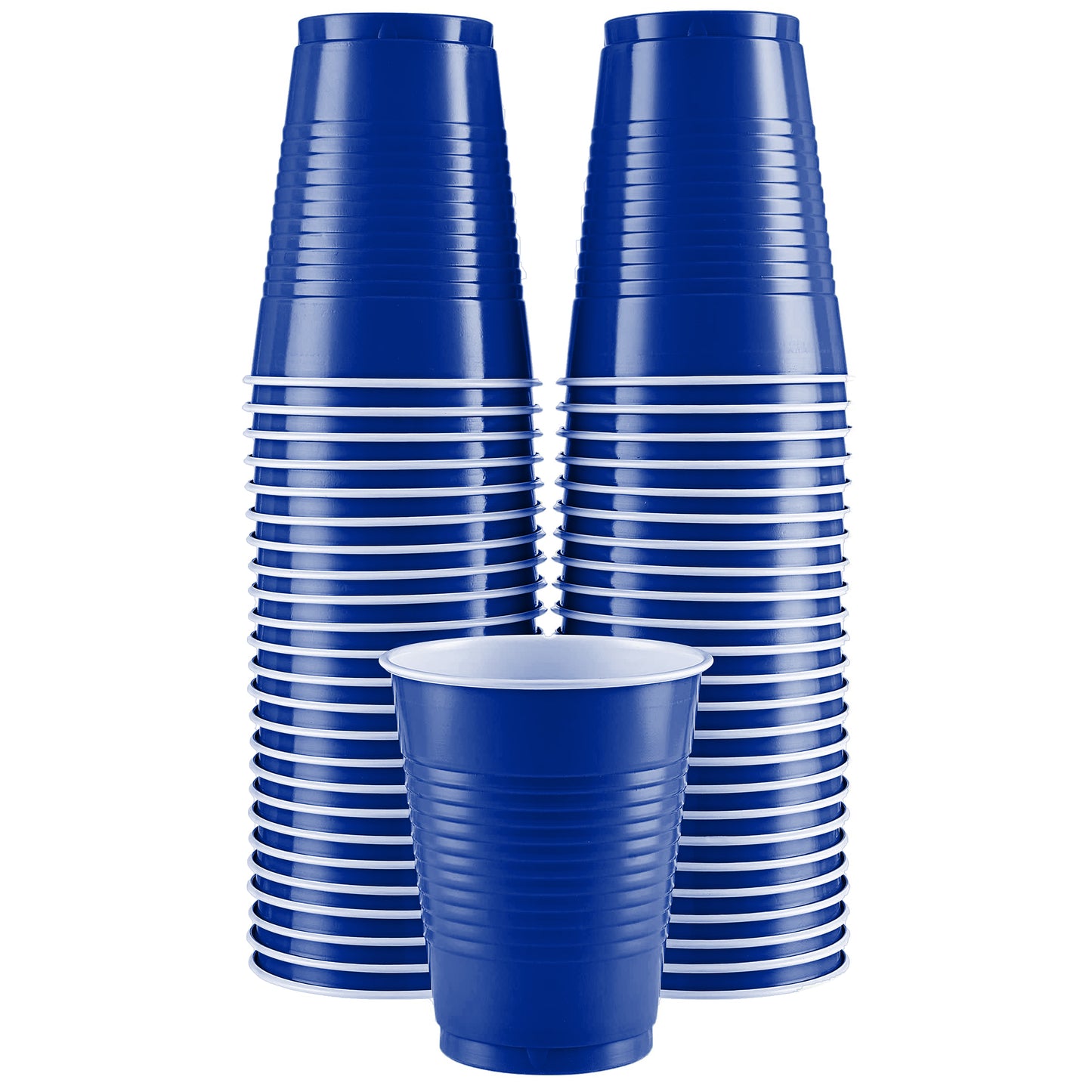 SparkSettings Disposable Plastic Cups 18oz, 50 Pack