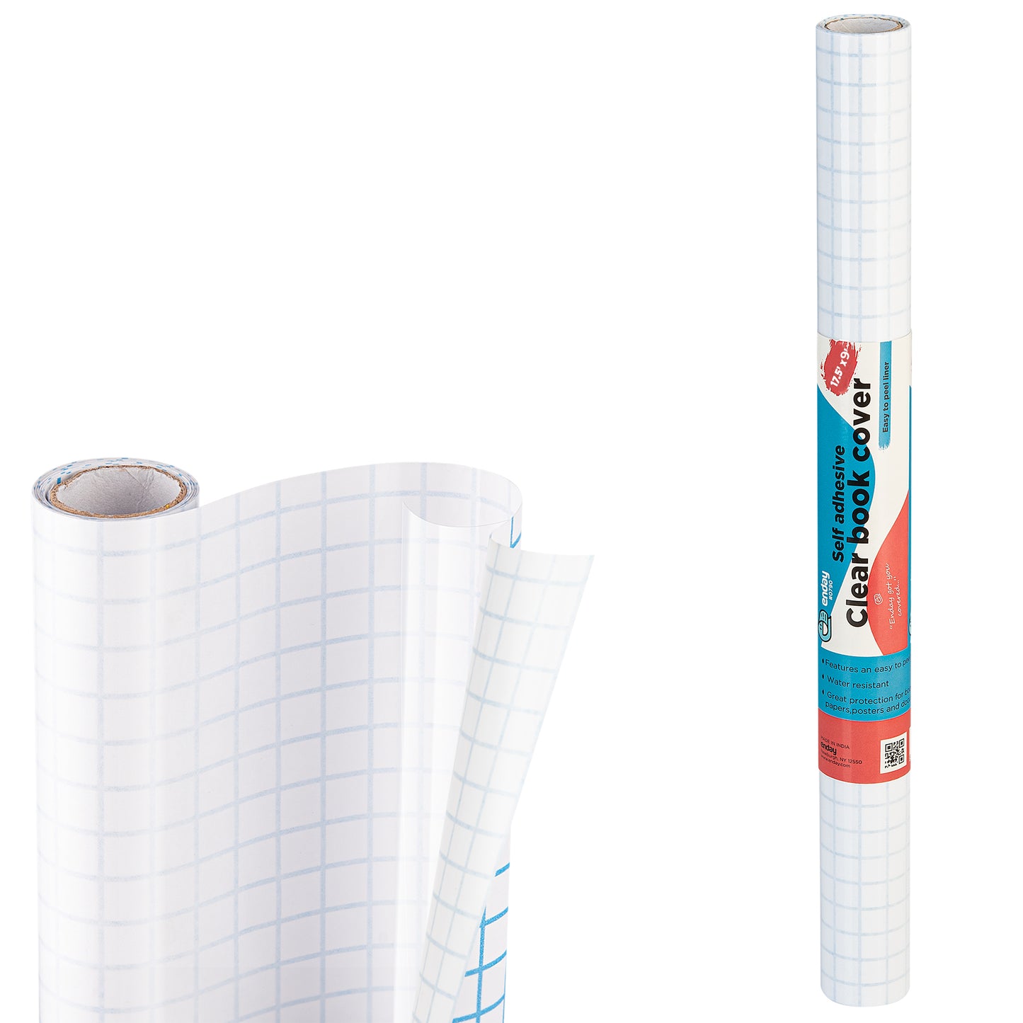 Enday Clear Self-Adhesive Book Cover