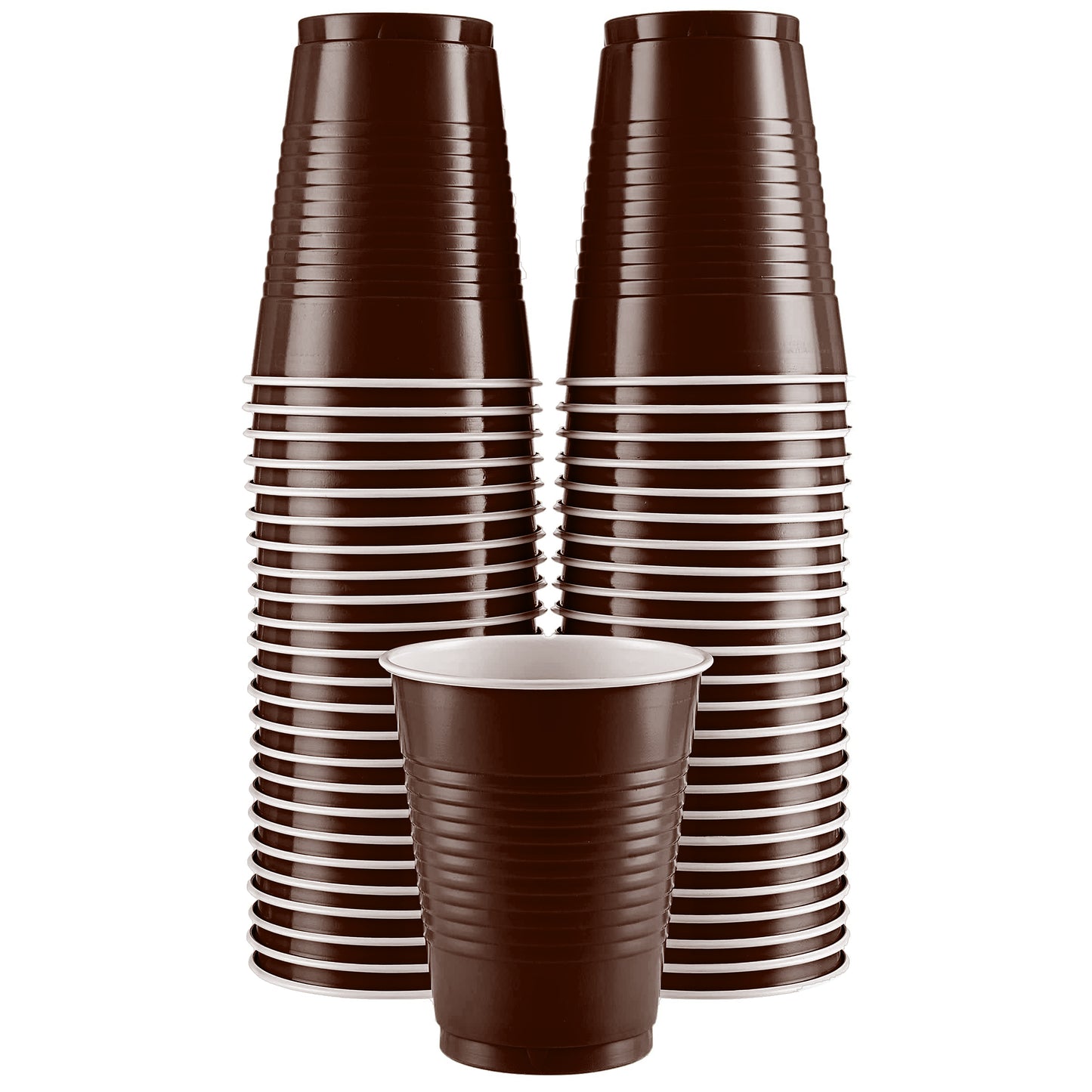SparkSettings Disposable Plastic Cups 18oz, 50 Pack
