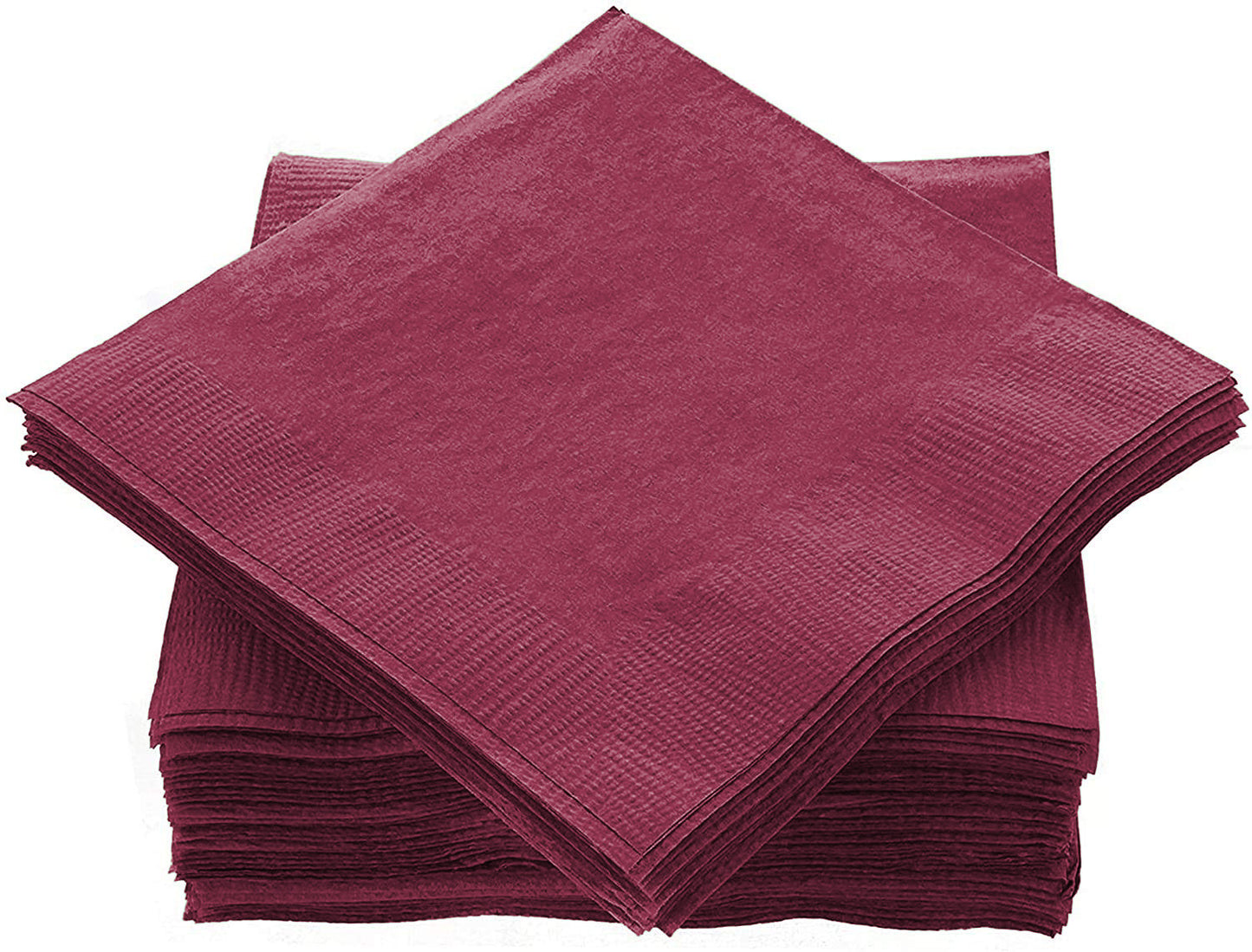 SparkSettings Lunch Napkins, 7” x 7” 2 Ply Paper Napkins, Pack of 50