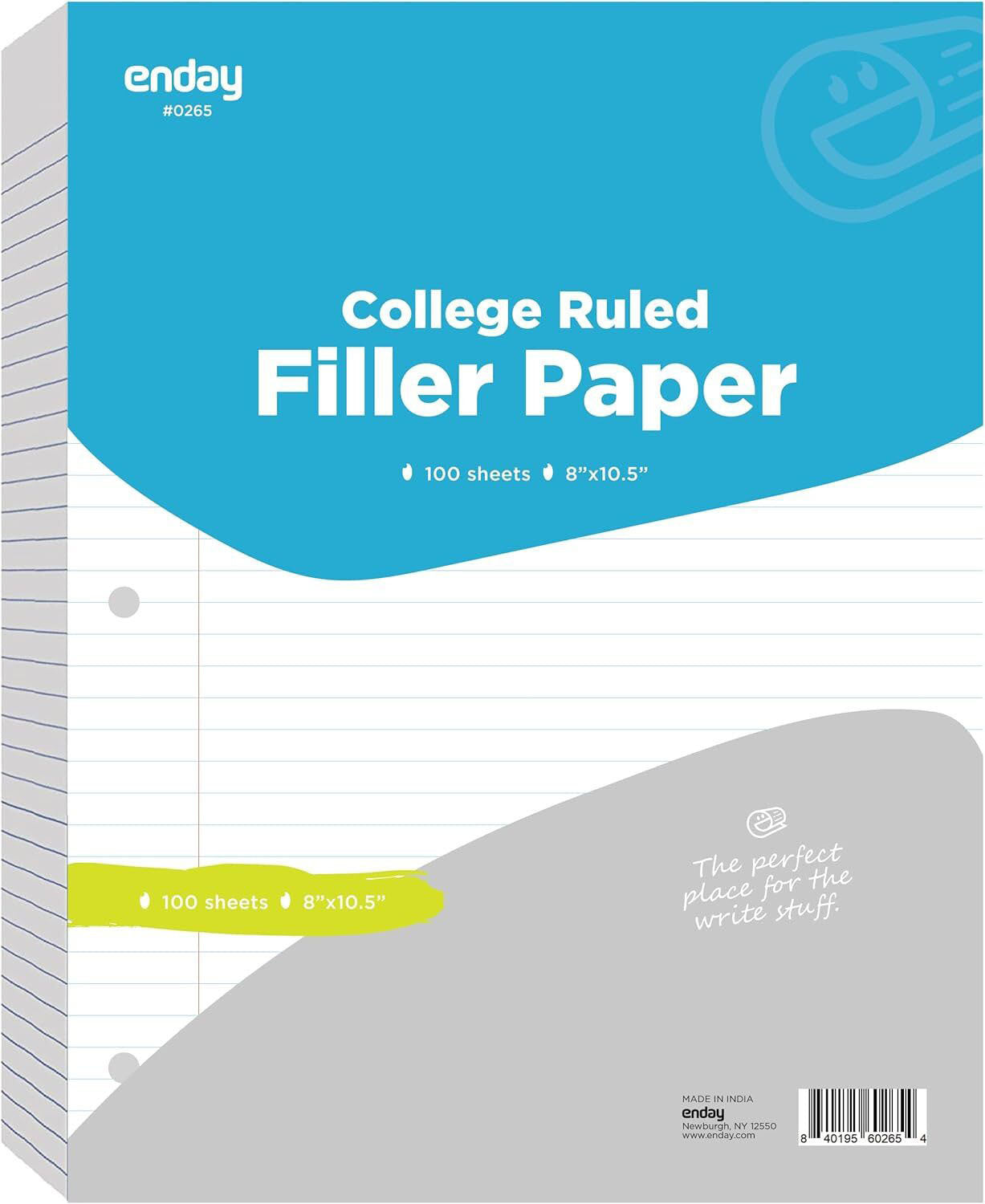 Enday Filler Paper