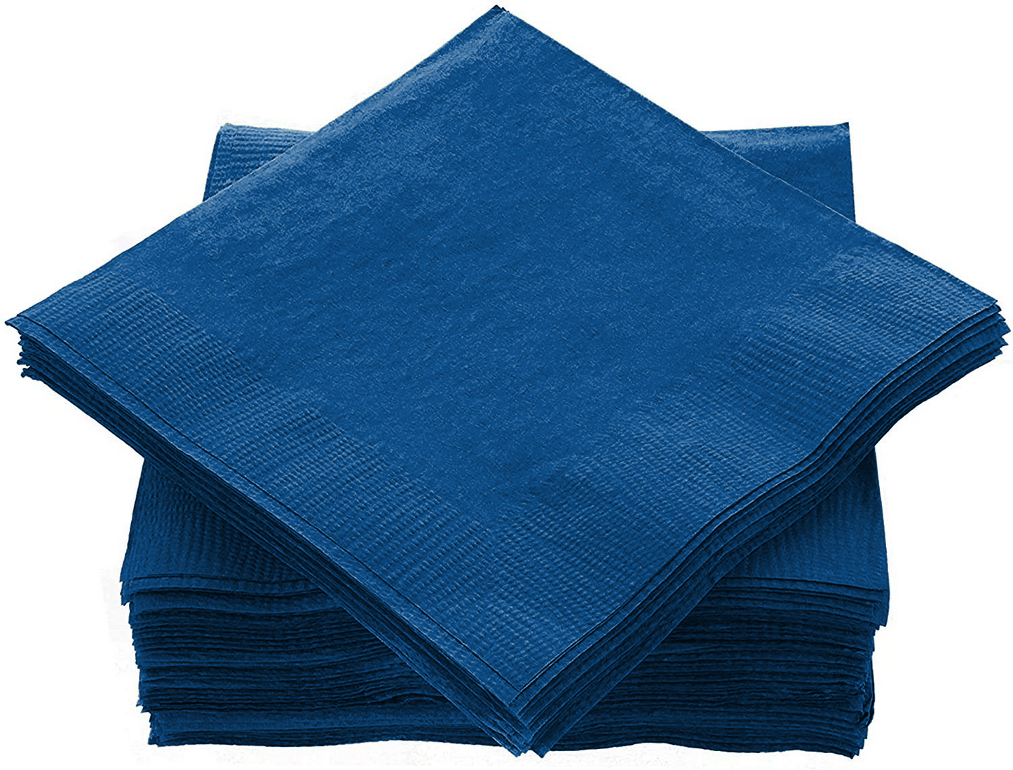 SparkSettings Lunch Napkins, 7” x 7” 2 Ply Paper Napkins, Pack of 50