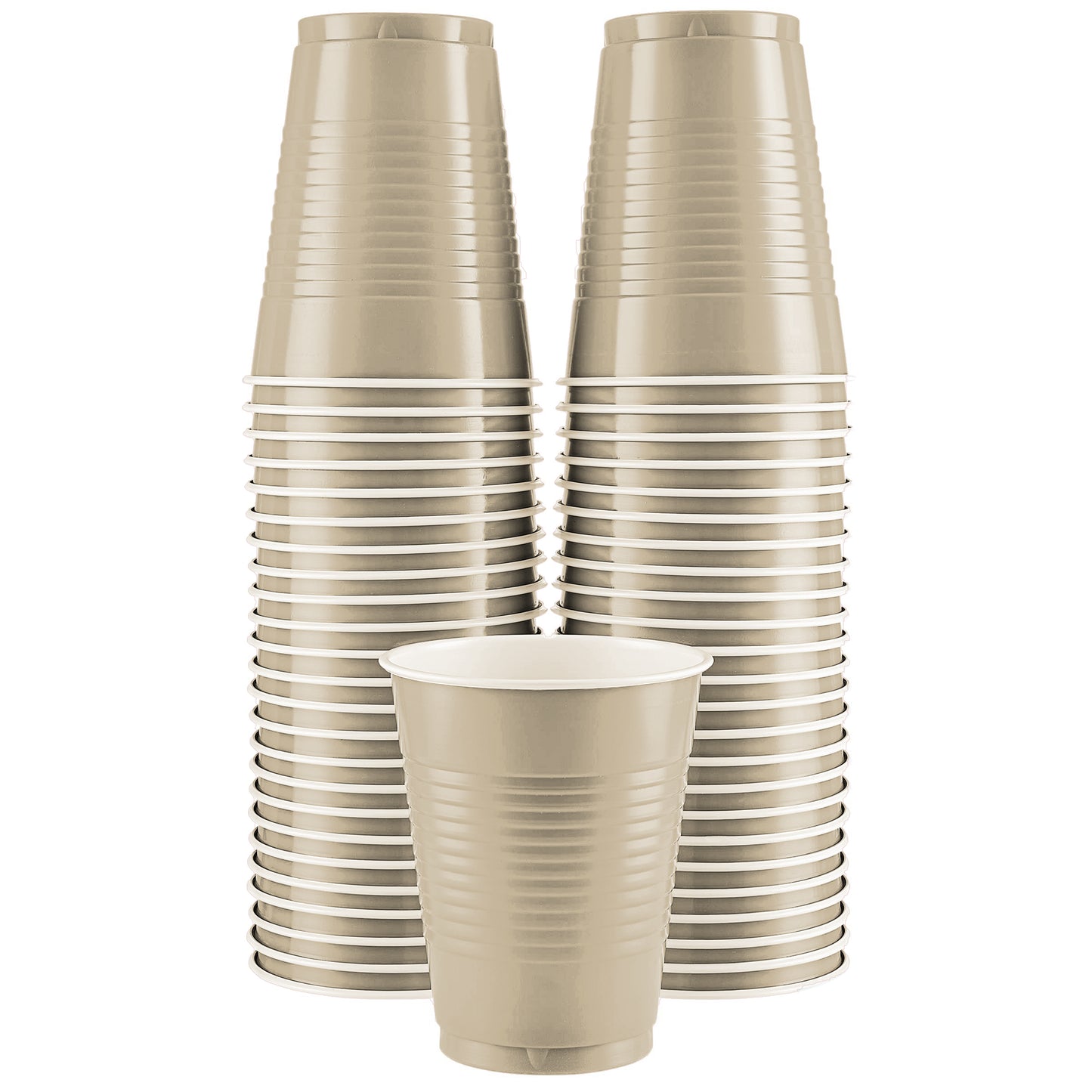 SparkSettings Disposable Plastic Cups 18oz, 50 Pack