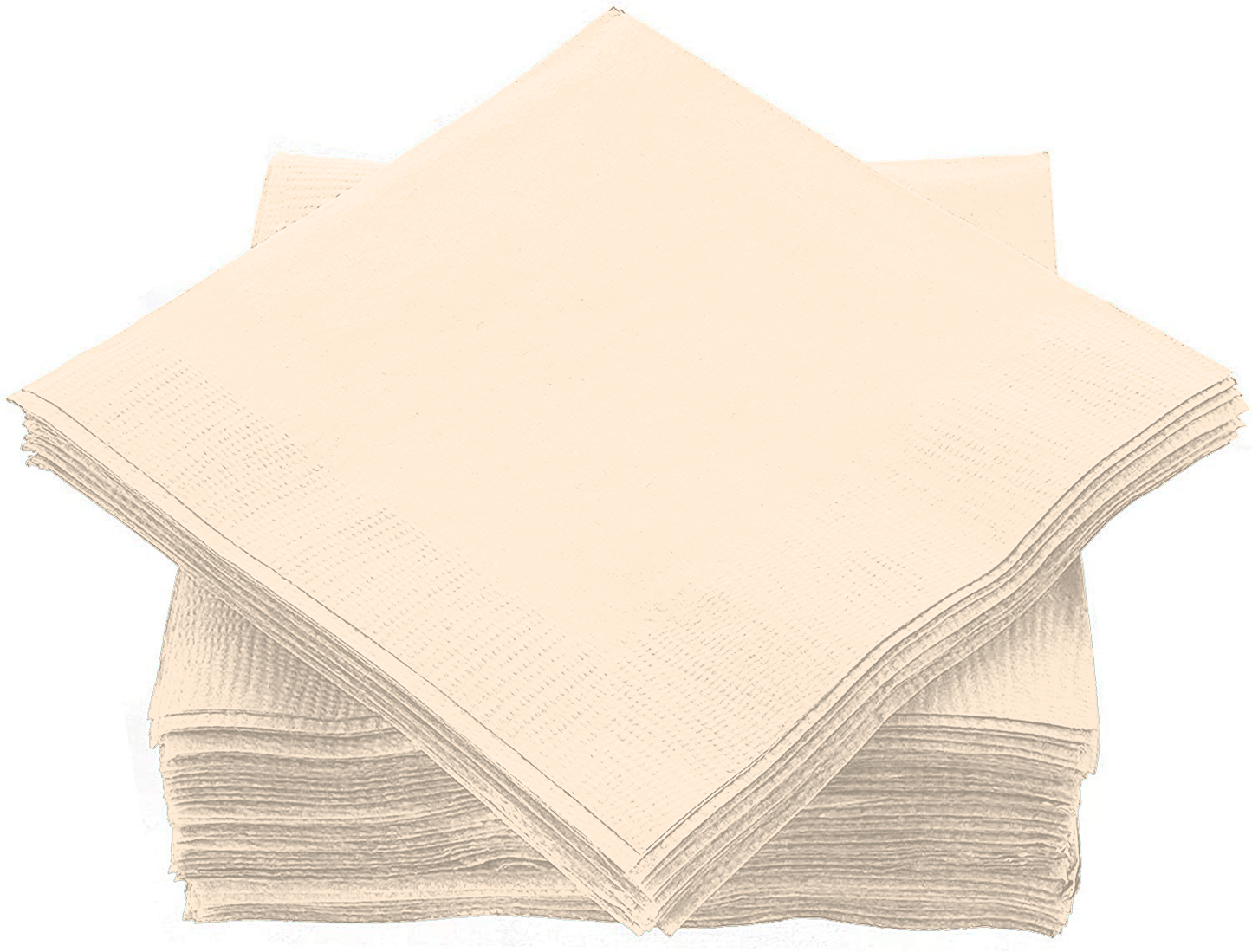 SparkSettings Lunch Napkins, 7” x 7” 2 Ply Paper Napkins, Pack of 50