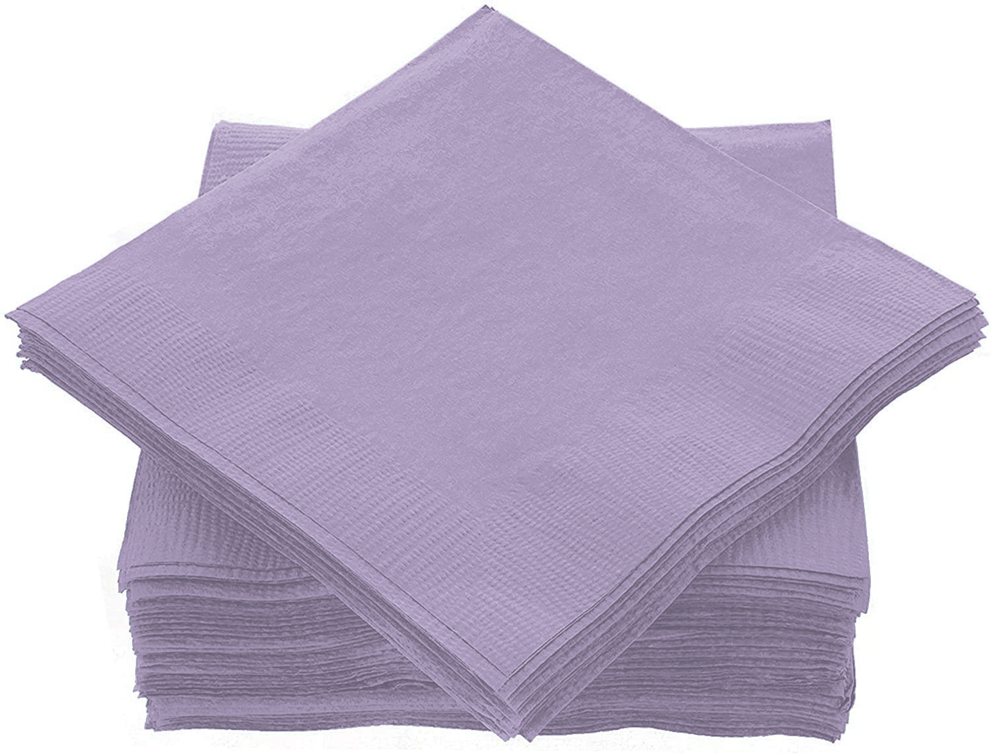 SparkSettings Lunch Napkins, 7” x 7” 2 Ply Paper Napkins, Pack of 50