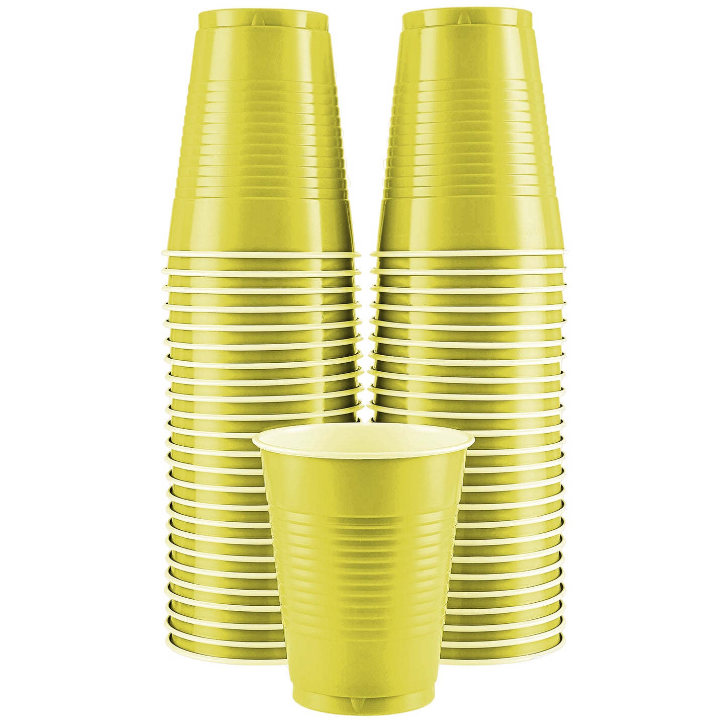 SparkSettings Disposable Plastic Cups 18oz, 50 Pack
