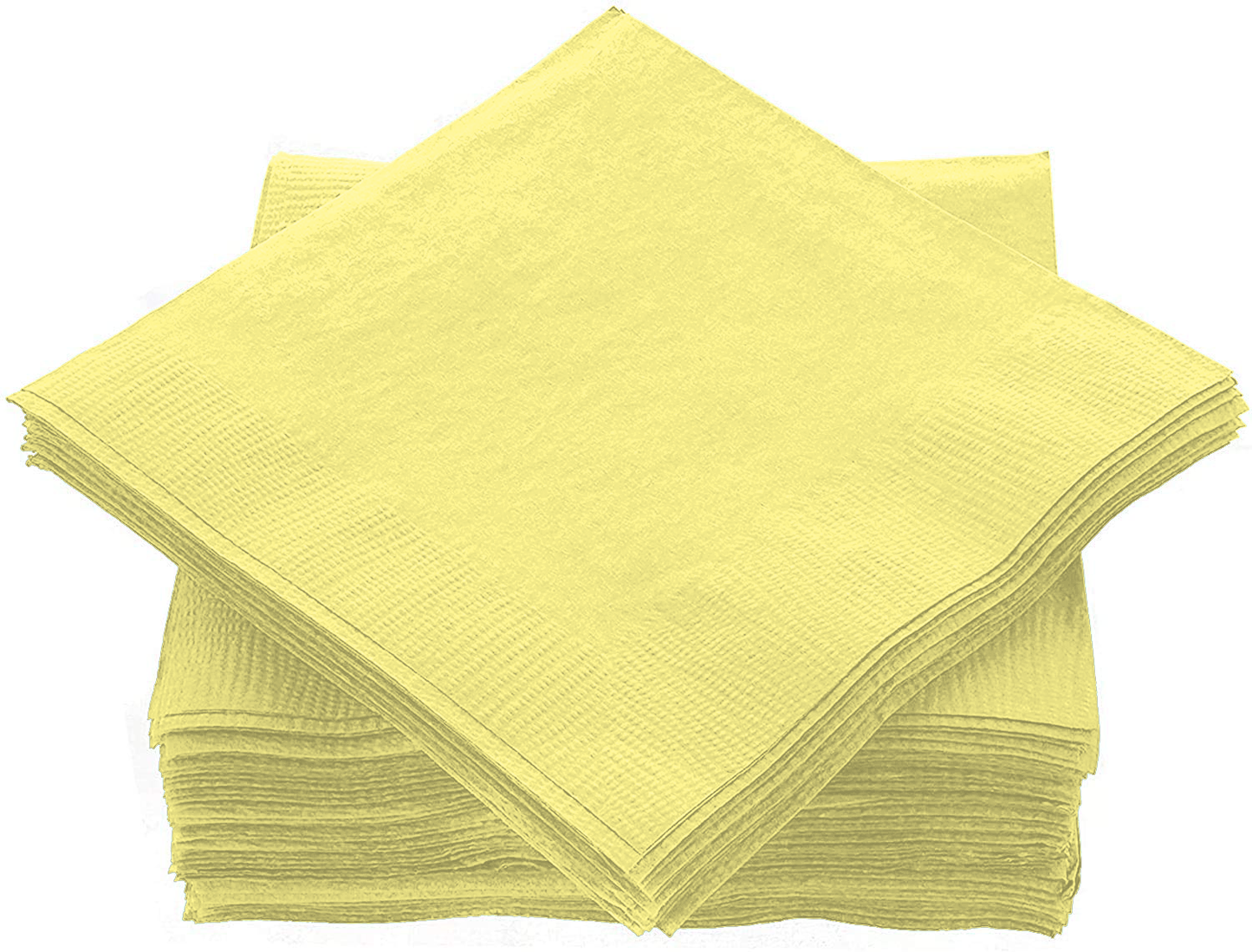 SparkSettings Lunch Napkins, 7” x 7” 2 Ply Paper Napkins, Pack of 50