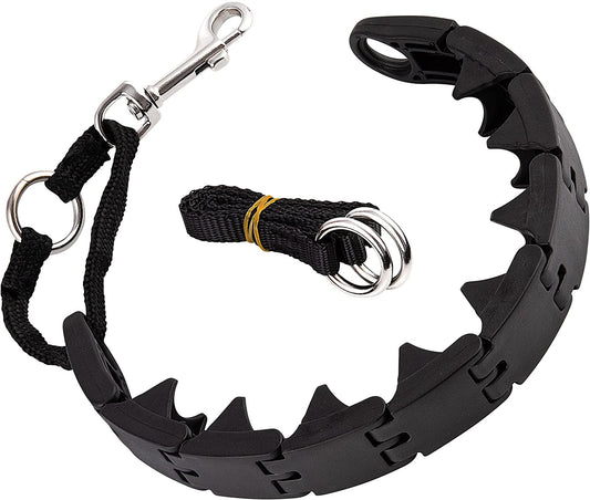 Ram-Pro Dog Training Collar Small Pinch Collar for Dogs Triple Crown Pro Training Collar Gentle Effective Control in a No Barking Control Dog Collar