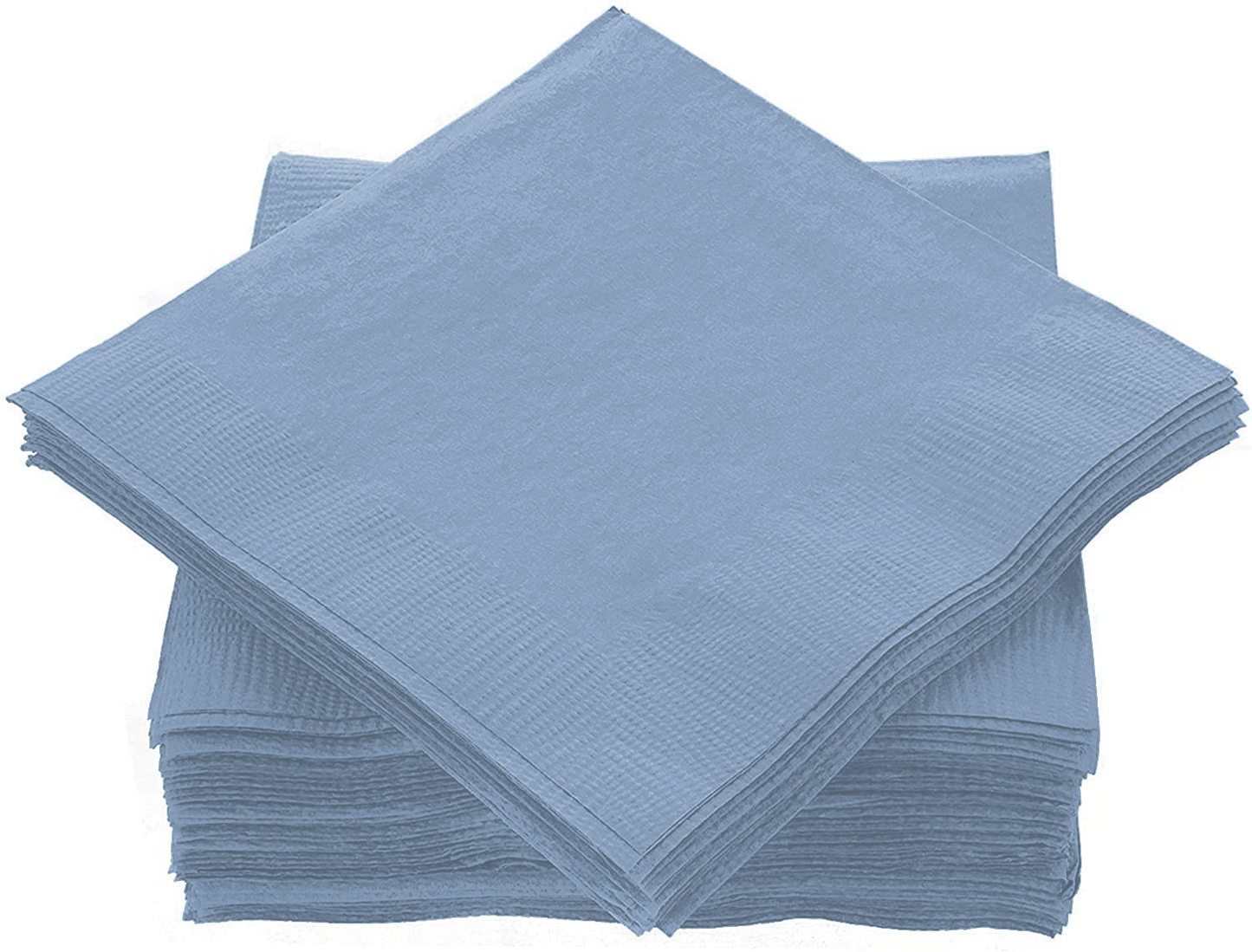 SparkSettings Lunch Napkins, 7” x 7” 2 Ply Paper Napkins, Pack of 50