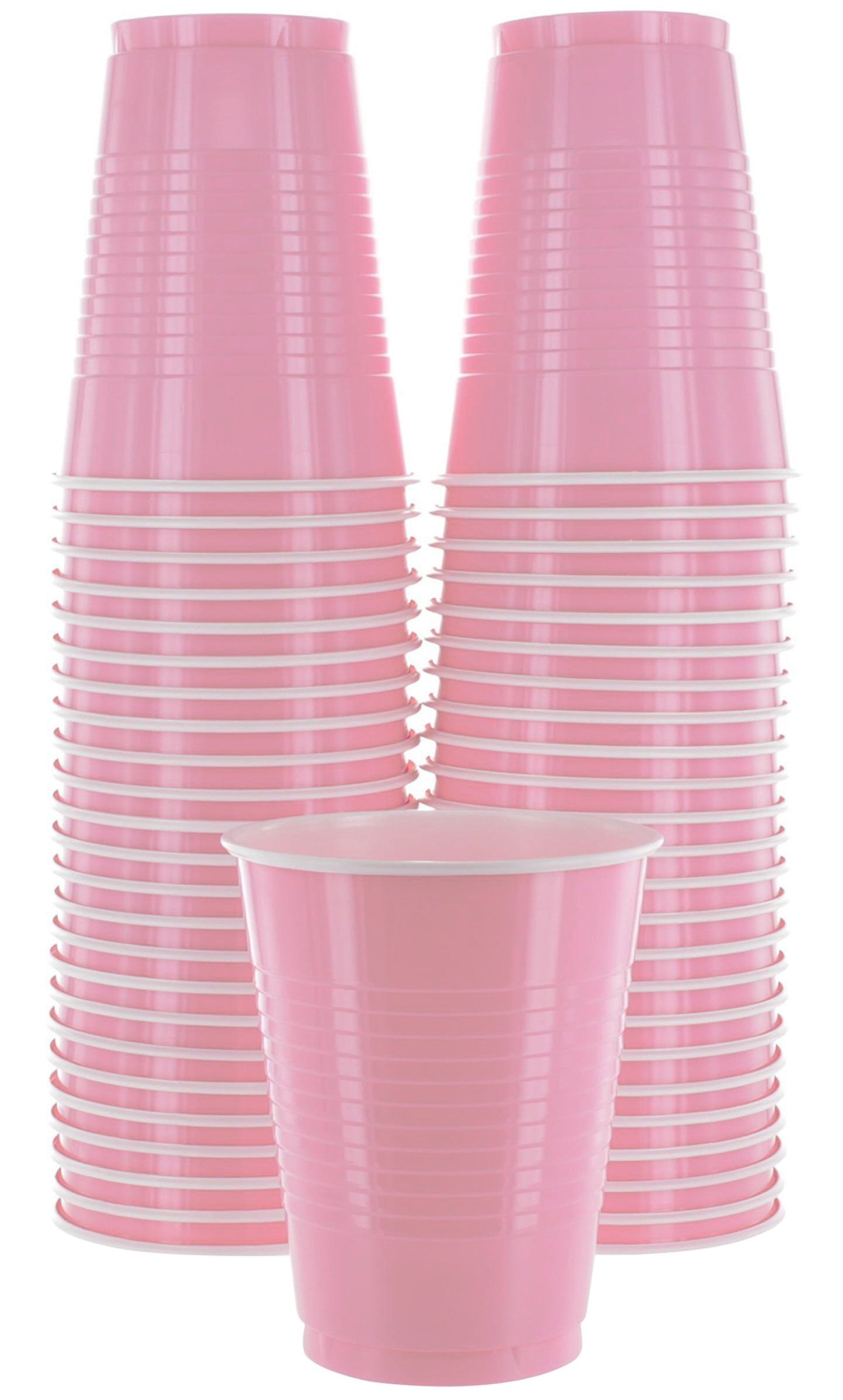 SparkSettings Disposable Plastic Cups 18oz, 50 Pack