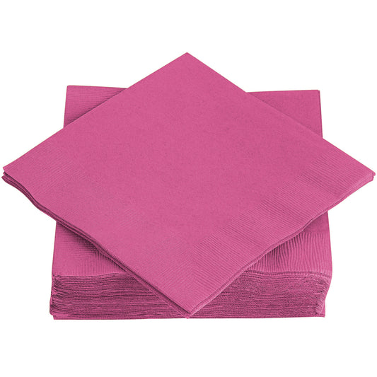 SparkSettings Lunch Napkins, 7” x 7” 2 Ply Paper Napkins, Pack of 50