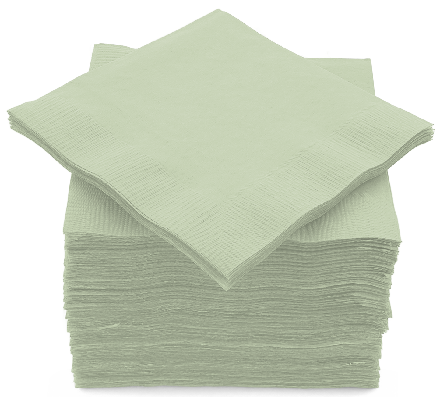 SparkSettings Beverage Napkins, 5” x 5” 2 Ply Paper Napkins, Pack of 100