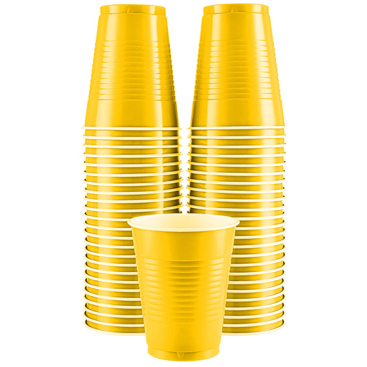 SparkSettings Disposable Plastic Cups 18oz, 50 Pack