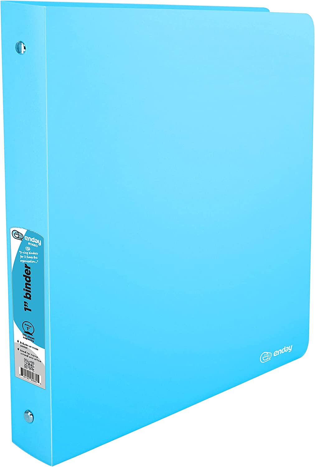 Enday Matte Bright Color Poly 3-Ring Binder