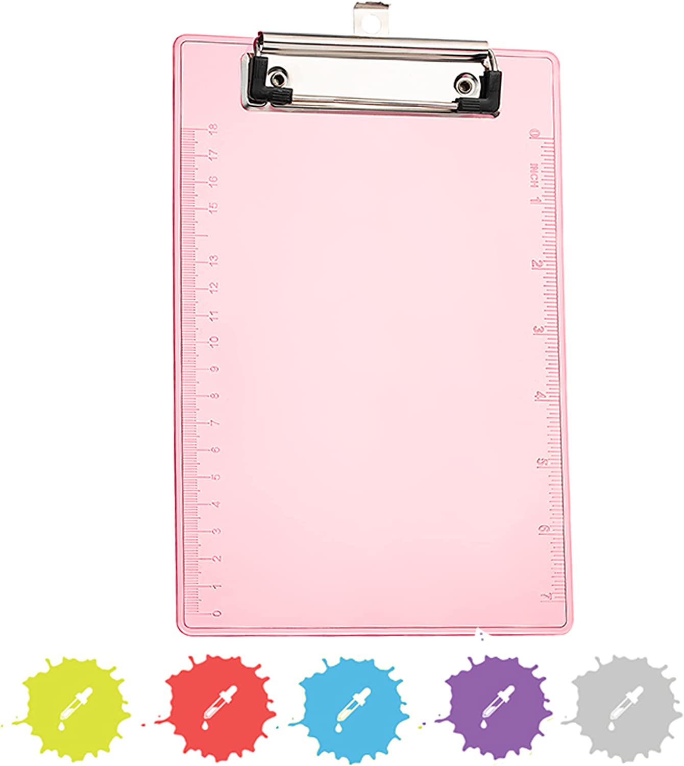Enday Plastic Clipboard W/ Low Profile Clip