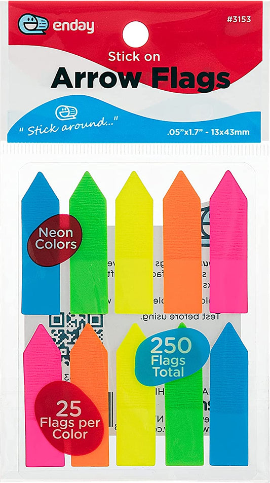 Enday Stick On Arrow Flags