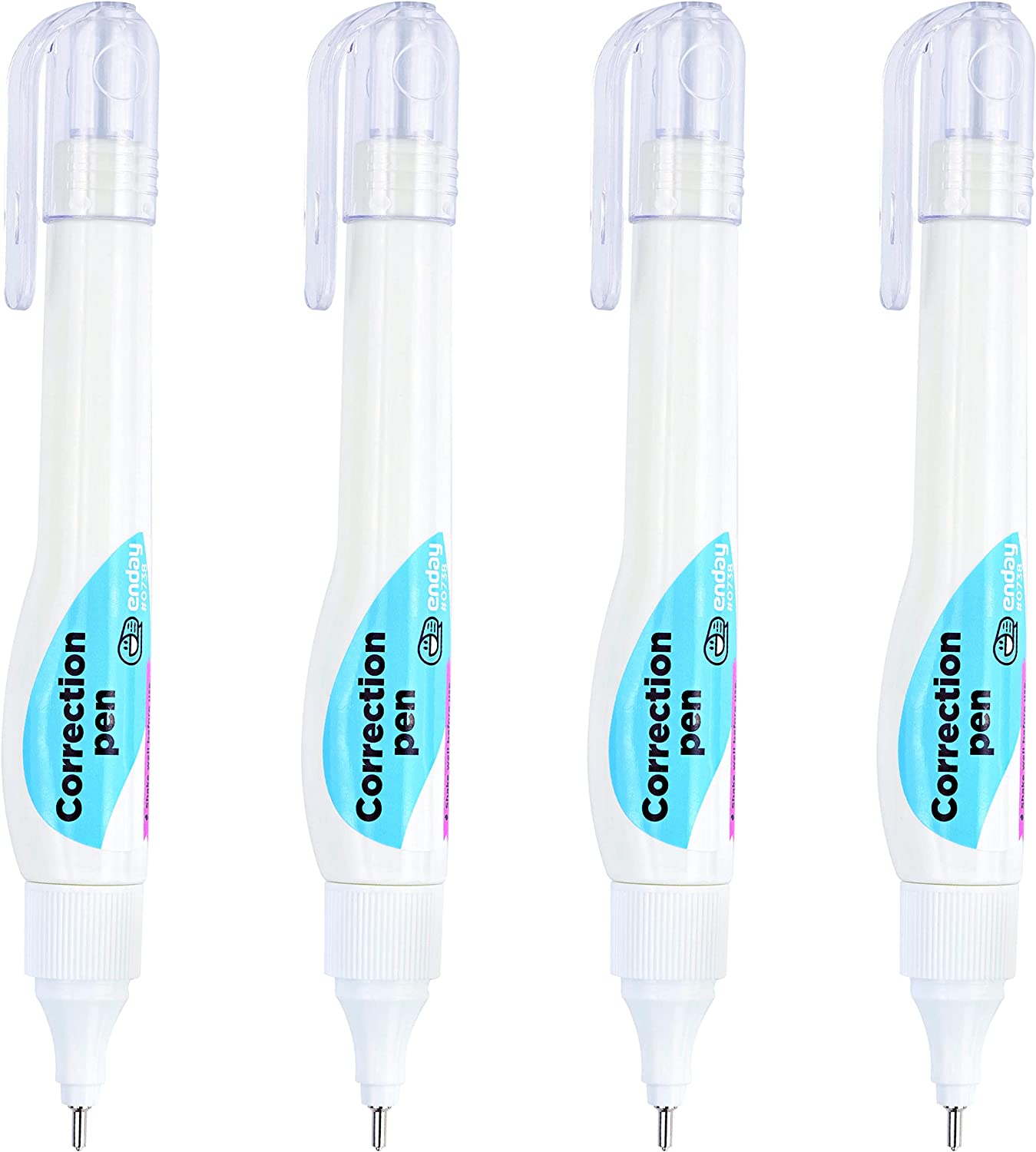 Enday 0.2 Fl Oz (7 Ml) Metal Tip Correction Pen