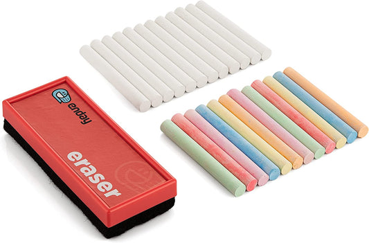 Enday Chalk And Eraser Set
