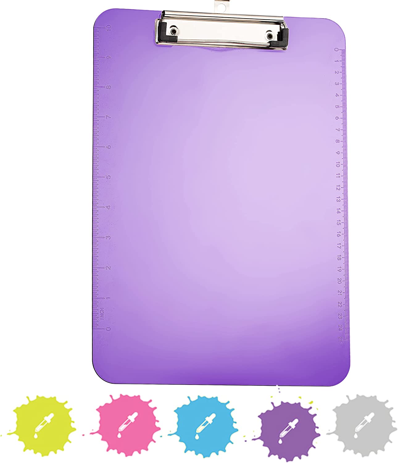 Enday Plastic Clipboard W/ Low Profile Clip