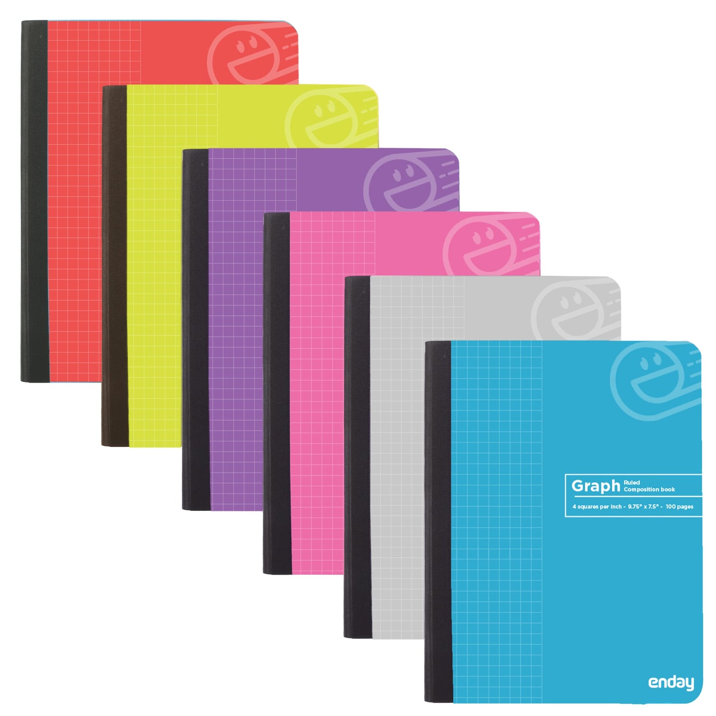 Enday 100 Ct. Premium Quad-Ruled Composition Book