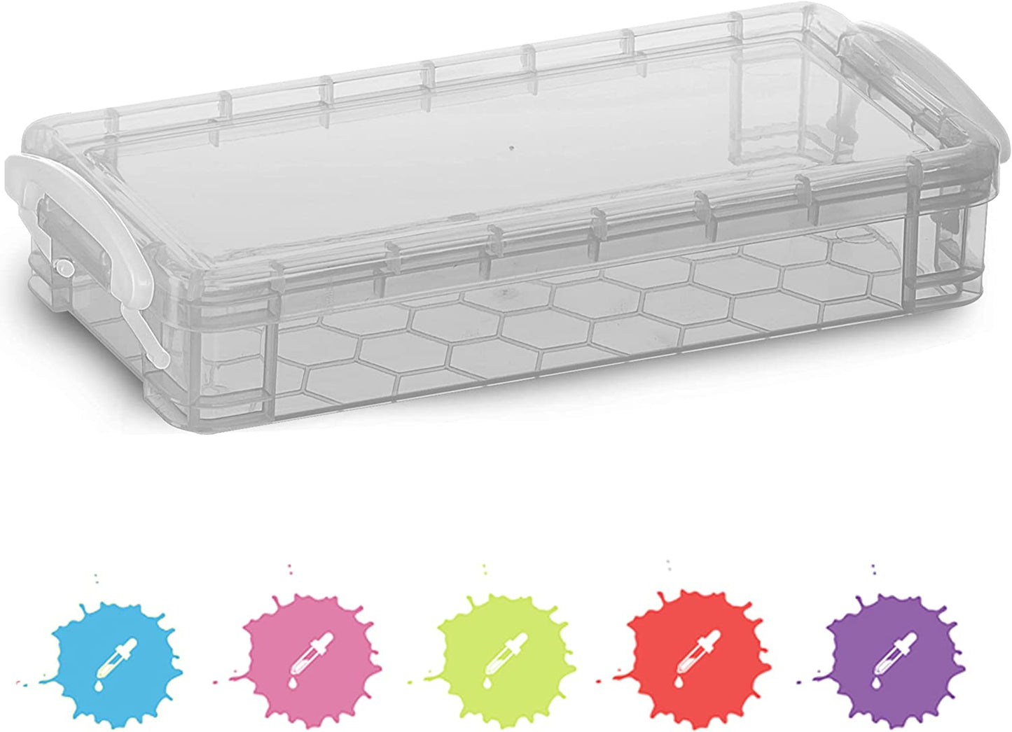 Enday Stackable Plastic Pencil Case