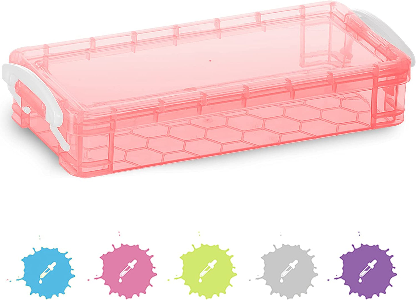 Enday Stackable Plastic Pencil Case