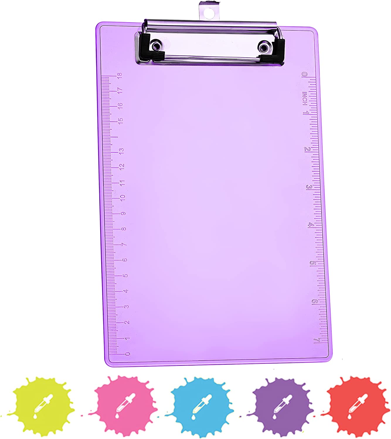 Enday Plastic Clipboard W/ Low Profile Clip