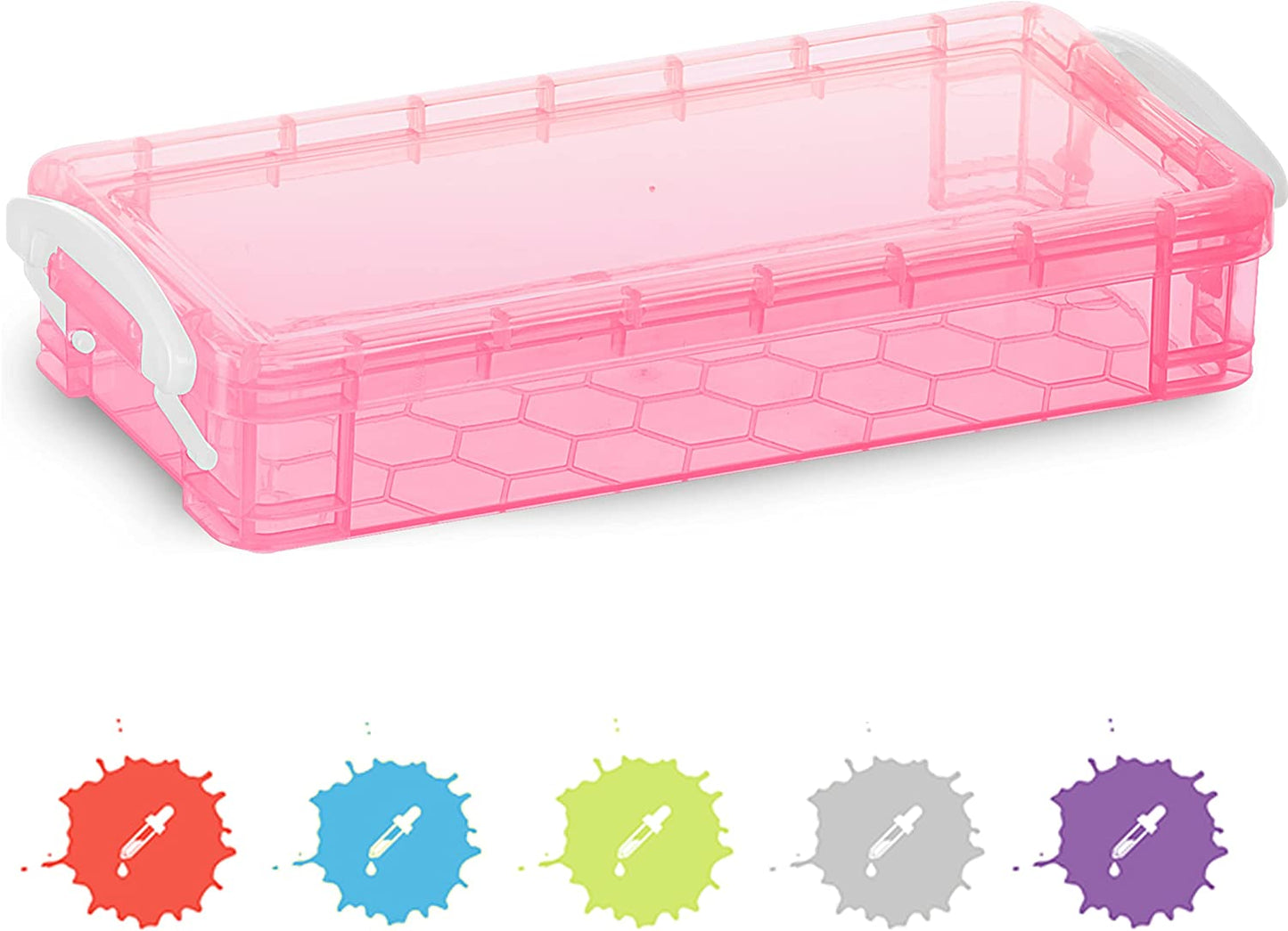 Enday Stackable Plastic Pencil Case