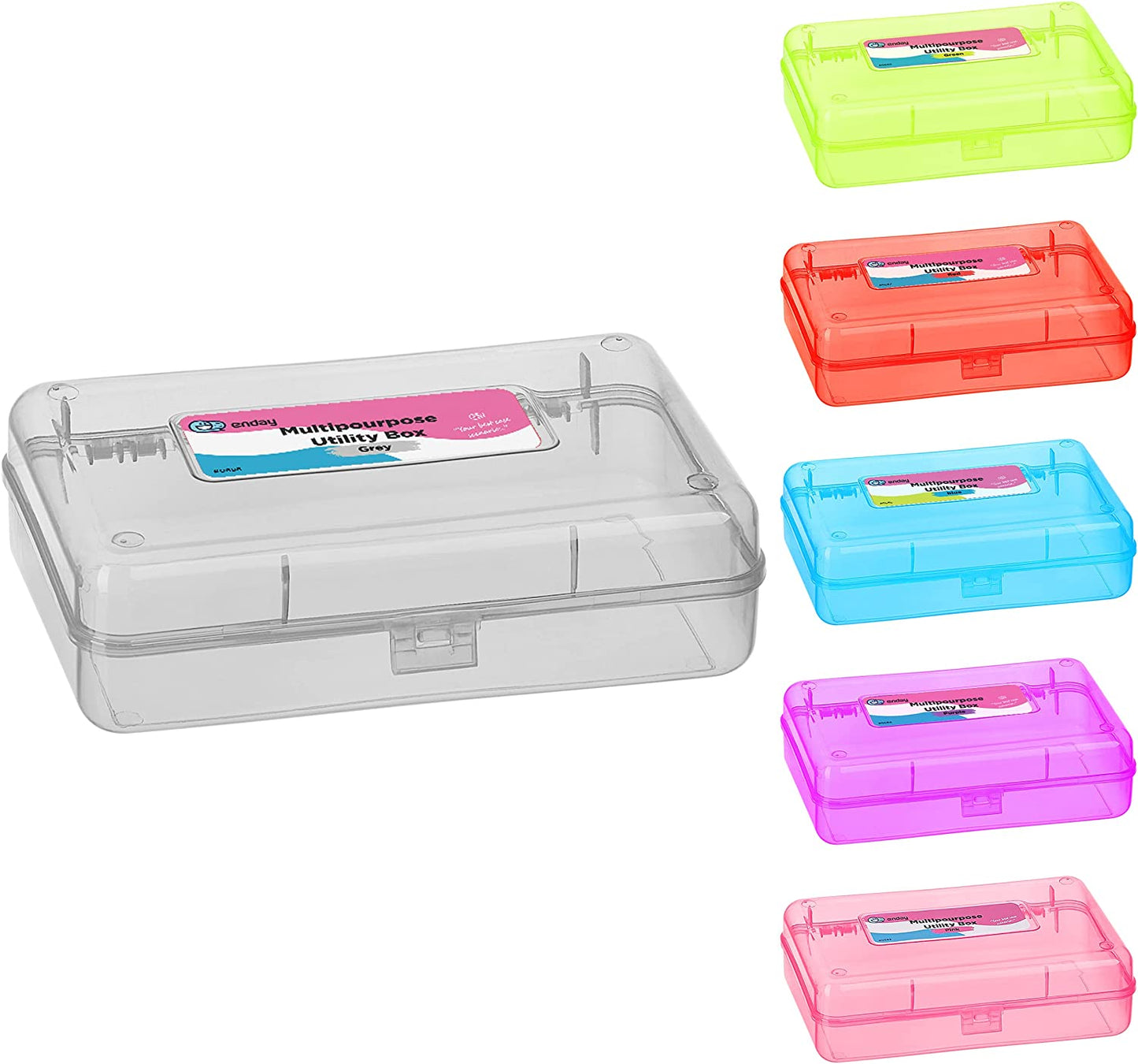 Enday Bright Color Multipurpose Utility Box